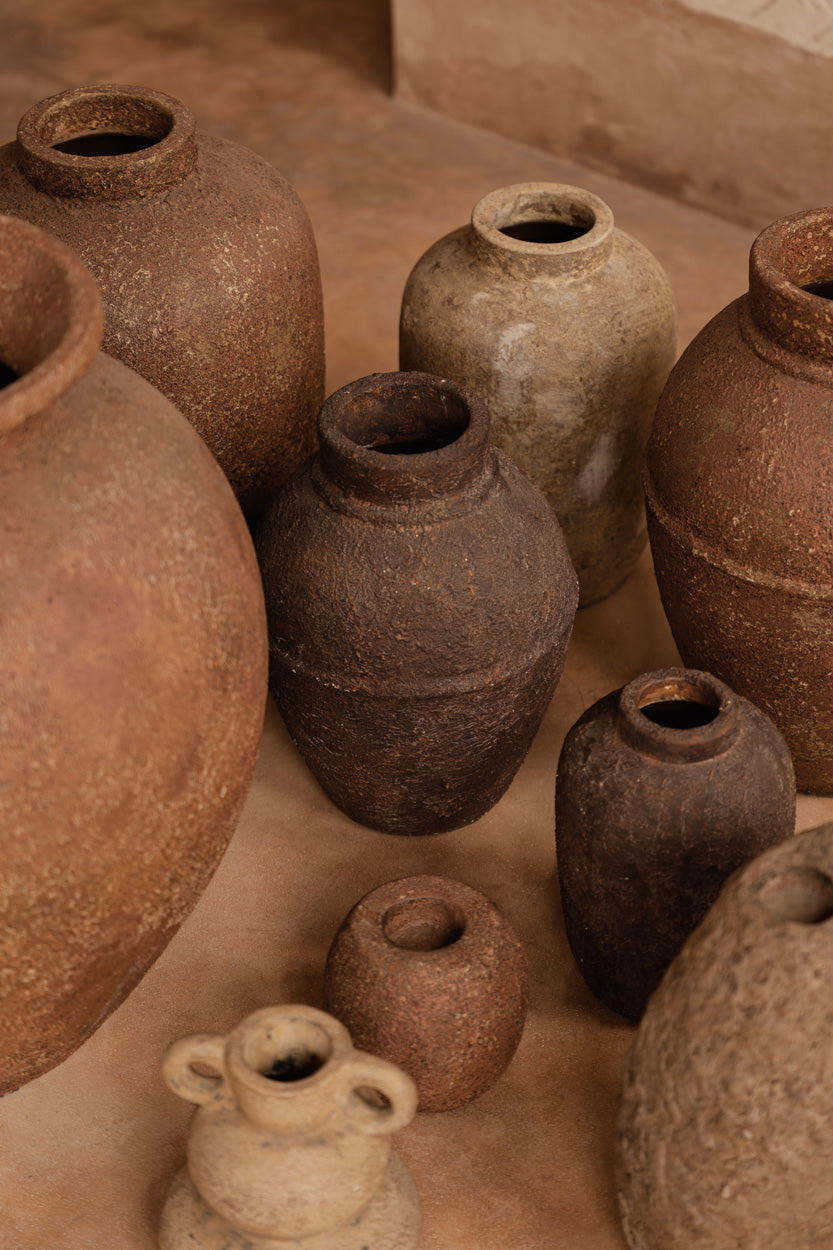 The Clay Echo Vase - Cream - Medium