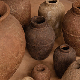 The Clay Echo Vase - Cream - Medium