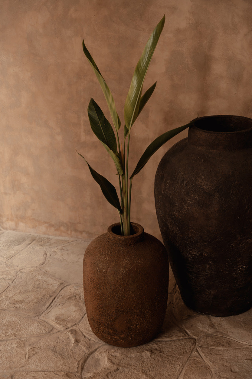 The Clay Echo Vase - Terracotta - Large