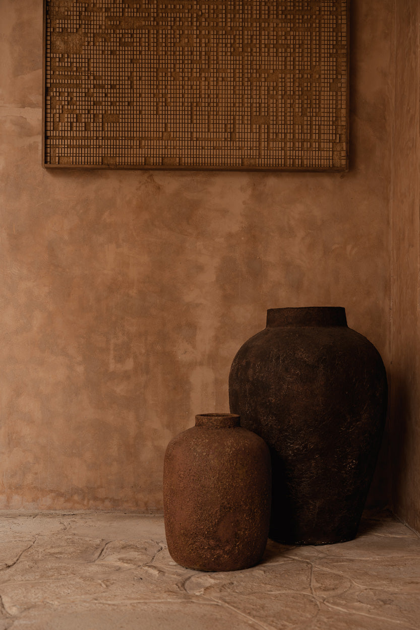 The Clay Echo Vase - Terracotta - Large