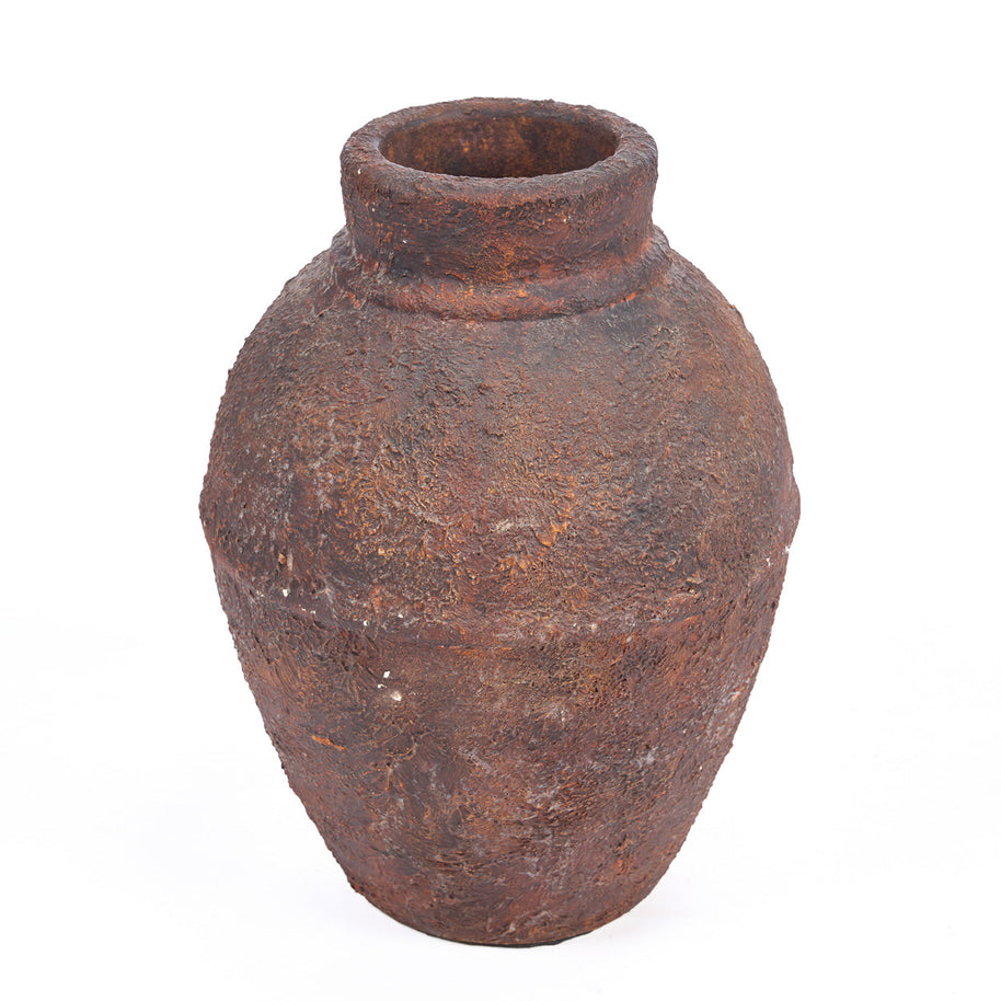 The Amphora Rustica Vase - Burgundy - M