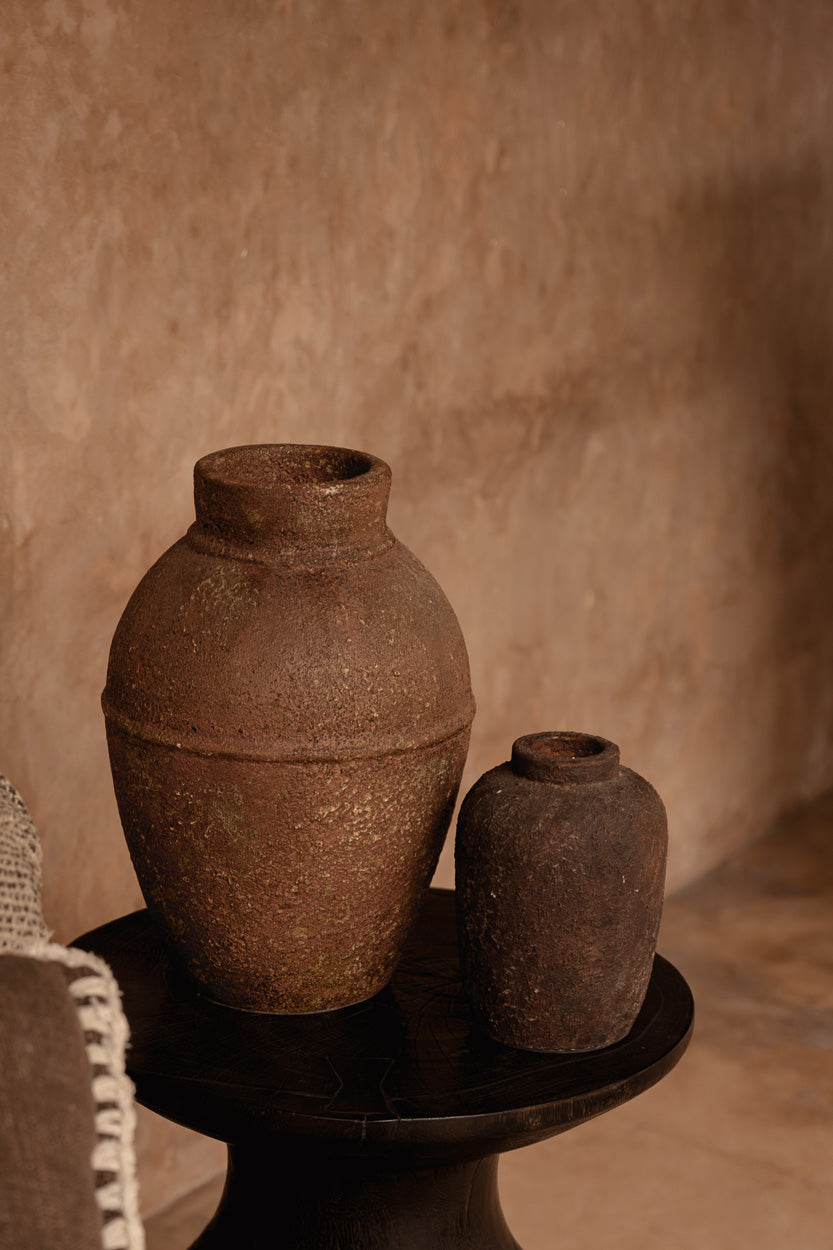 The Amphora Rustica Vase - Terracotta - Large