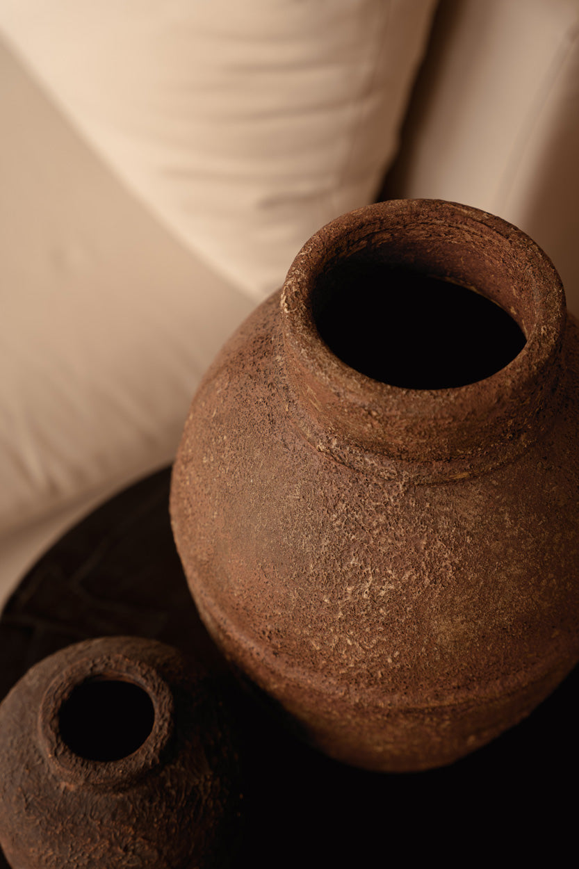 The Amphora Rustica Vase - Terracotta - Large