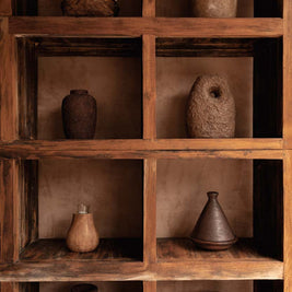 The Terra Totem Candle Holder - Brown