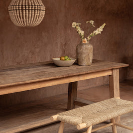 The Porto Seagrass Bench - Natural - L