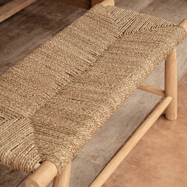 The Porto Seagrass Bench - Natural - L