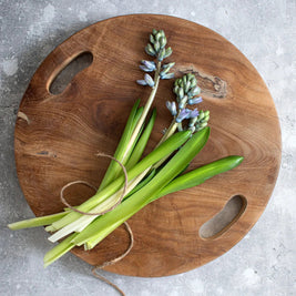 Teak Root Tray - Natural - M