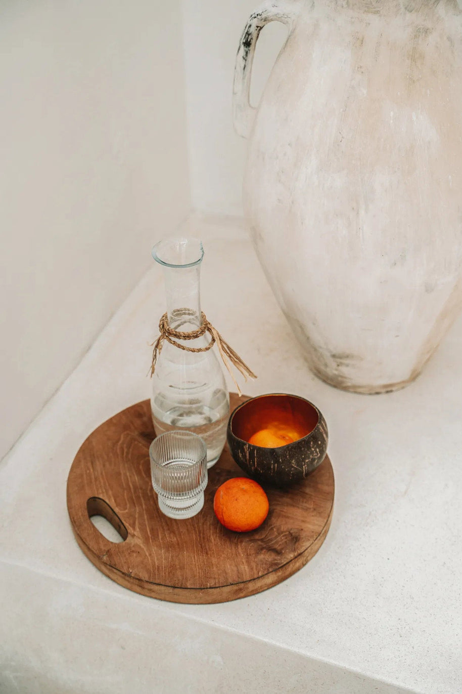 Teak Root Tray - Natural - M