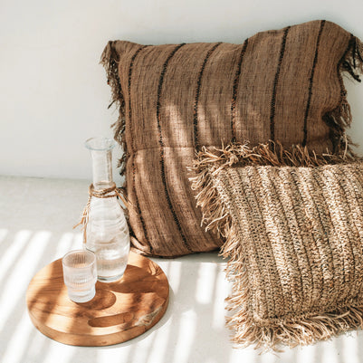 The Teak Root Tray - Natural - S