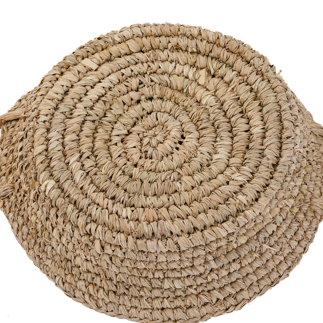 Raffia Basket Tray - Natural - Small