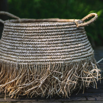 The Raffia Deluxe Baskets - Natural - Large