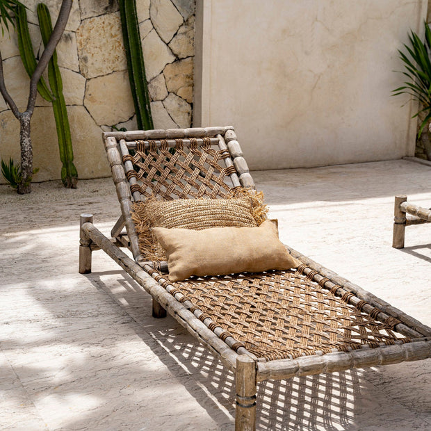 The Jute Cushion Cover - Natural - 30 x 60 cm