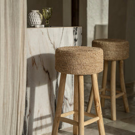 The Raffia Bar Stool