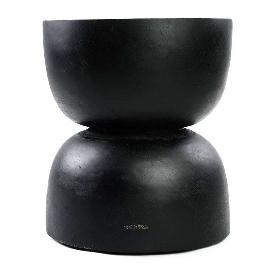The Karbun Stool - Black/Natural