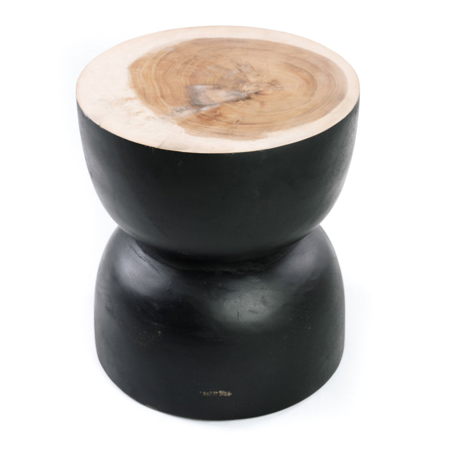 The Karbun Stool - Black/Natural
