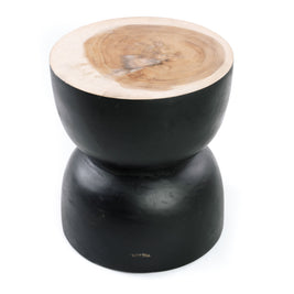 The Karbun Stool - Black/Natural