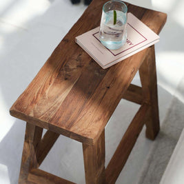The Fab Rustic Stool - Natural