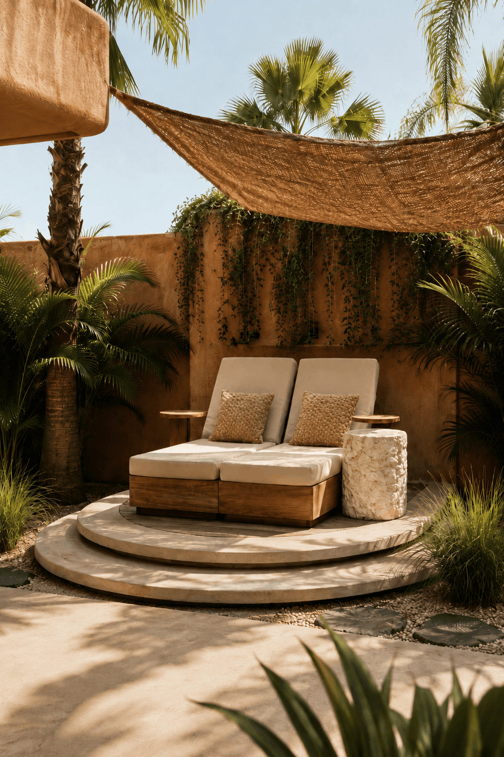 The Coco Shade Rectangular - Natural - 500 x 300