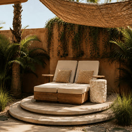 The Coco Shade Rectangular - Natural - 500 x 300