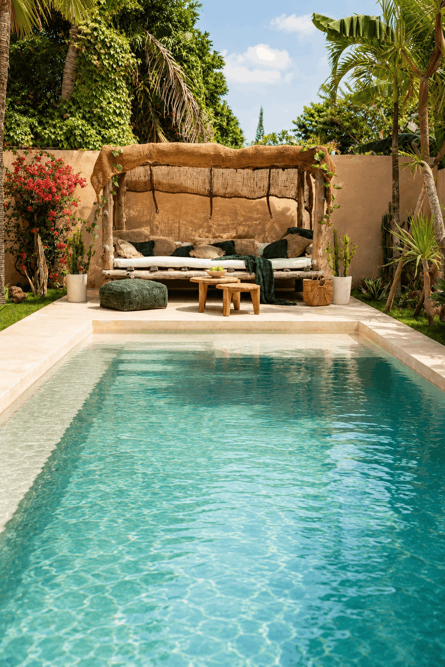 The Coco Shade Rectangular - Natural - 500 x 300