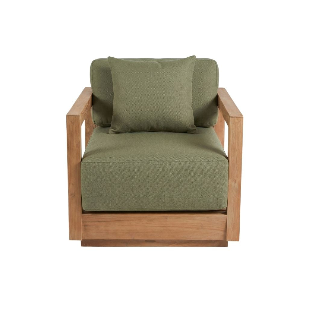 The Umalas One-seater Sofa - Outdoor - Green Algae