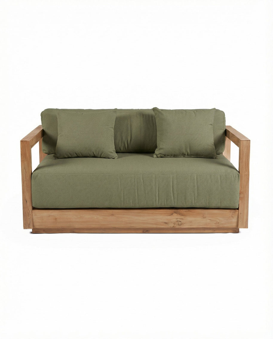 Umalas Two-Seater Sofa - Outdoor - Algae Green