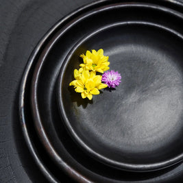 The Burned Classic Plate - Black - L