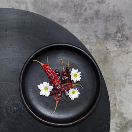 The Burned Classic Plate - Black - M