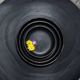 The Burned Classic Plate - Black - S