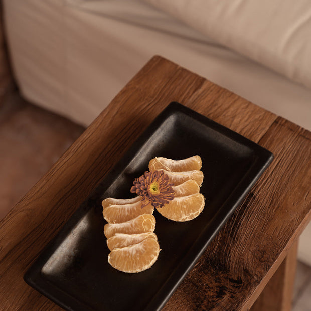 The Burned Sushi Plate - Black - M