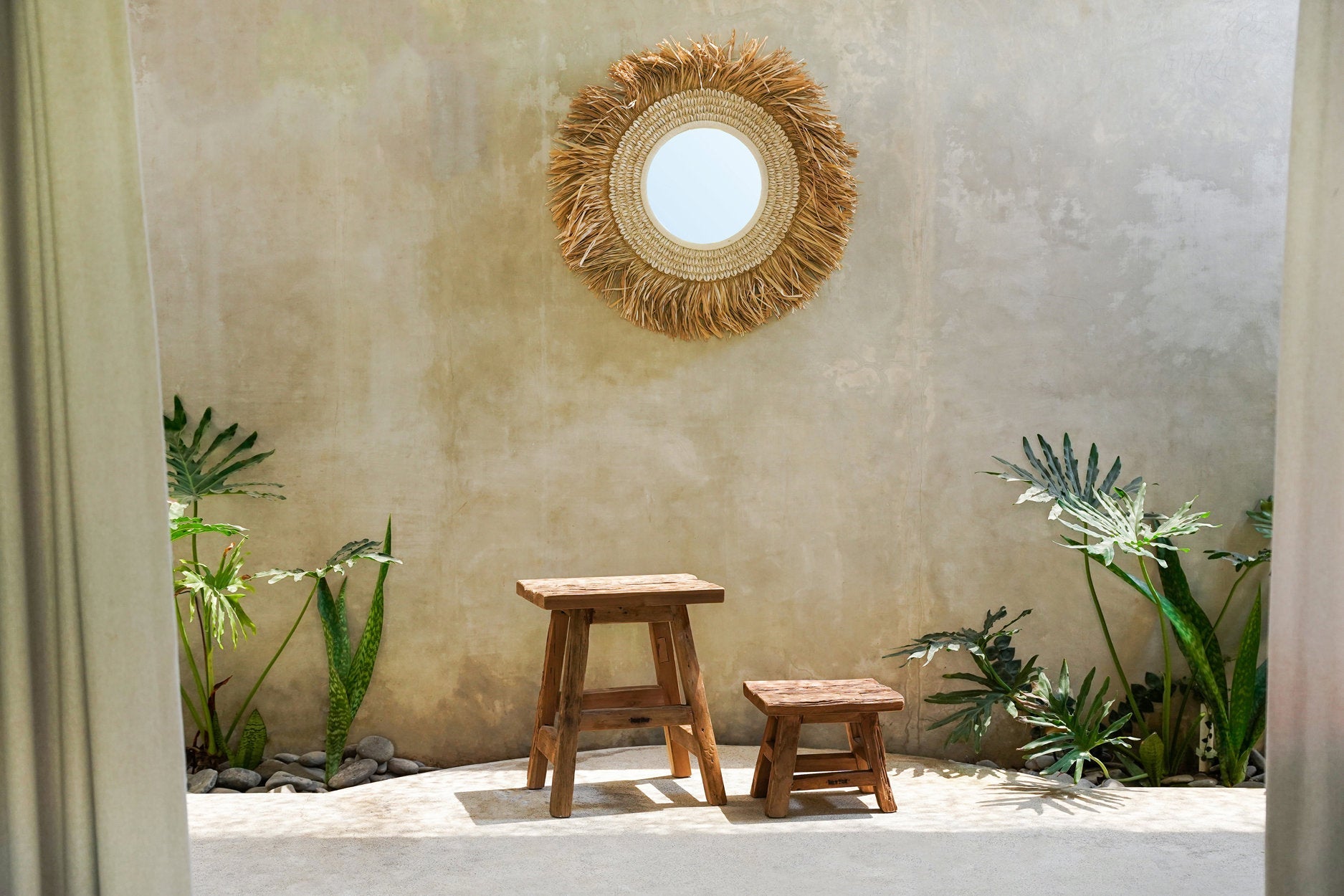 The Yoke Stool - Natural - Large