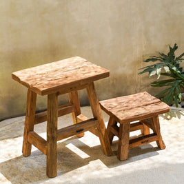 The Yoke Stool - Natural - Large