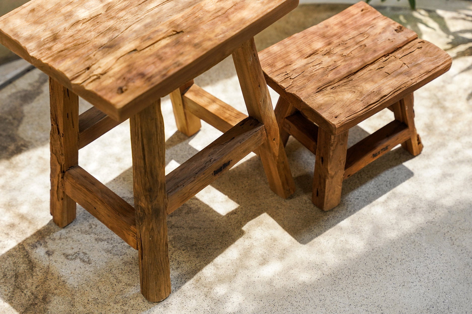 The Yoke Stool - Natural - Small