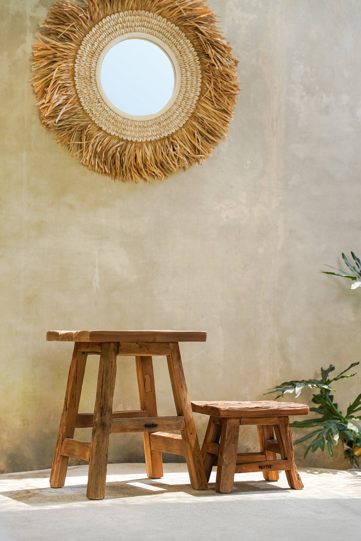 The Yoke Stool - Natural - Small