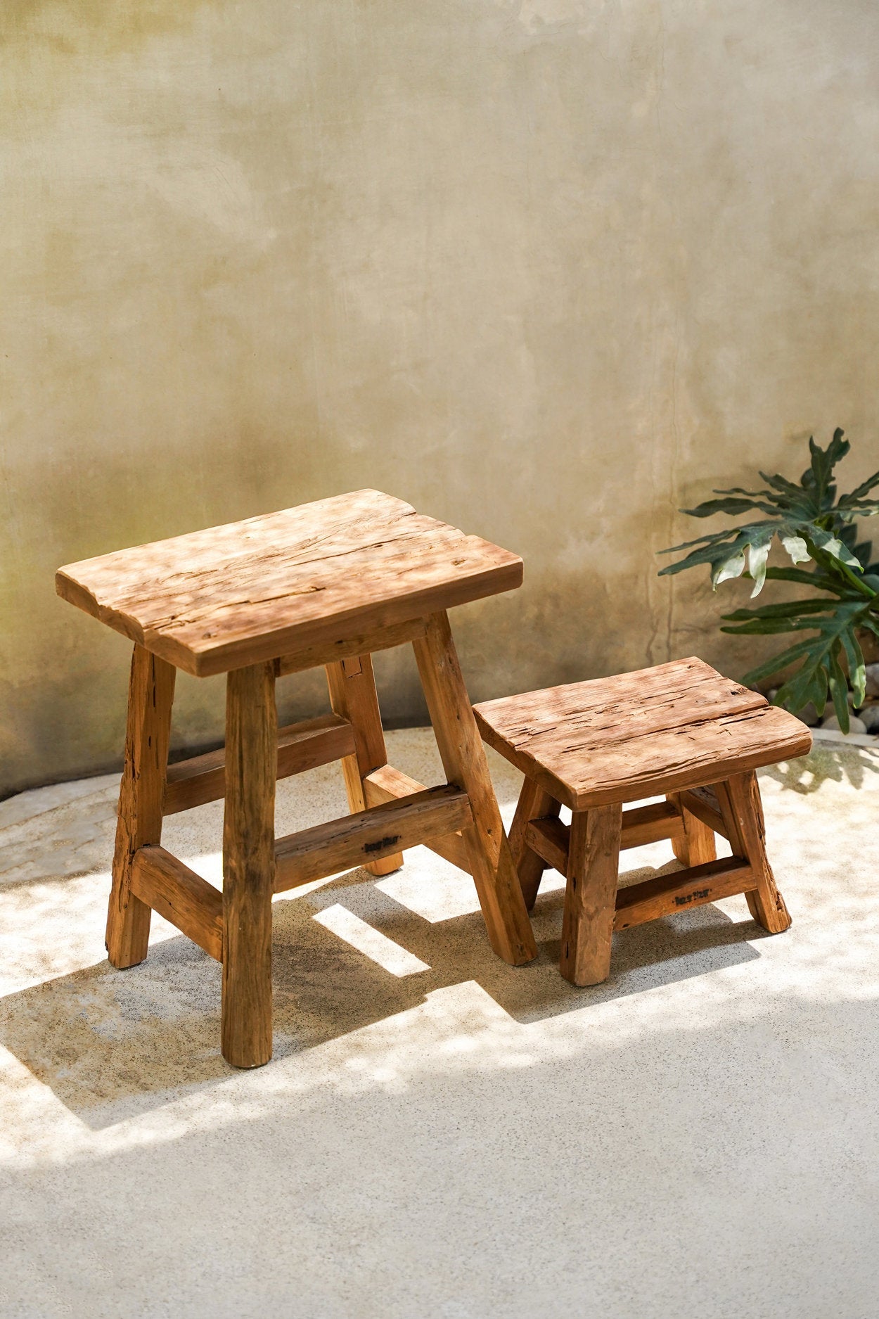 The Yoke Stool - Natural - Small