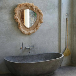 The La Contessa Mirror - Natural - L