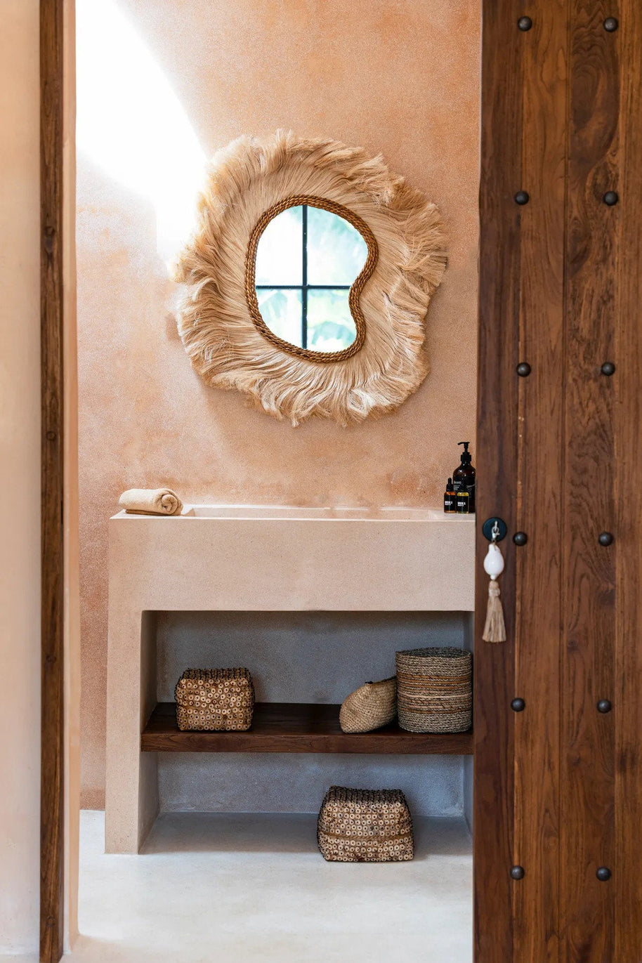 The La Principessa Mirror - Natural - L