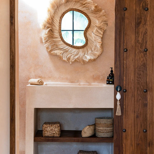 The La Principessa Mirror - Natural - L