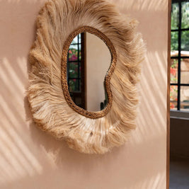 The La Principessa Mirror - Natural - L