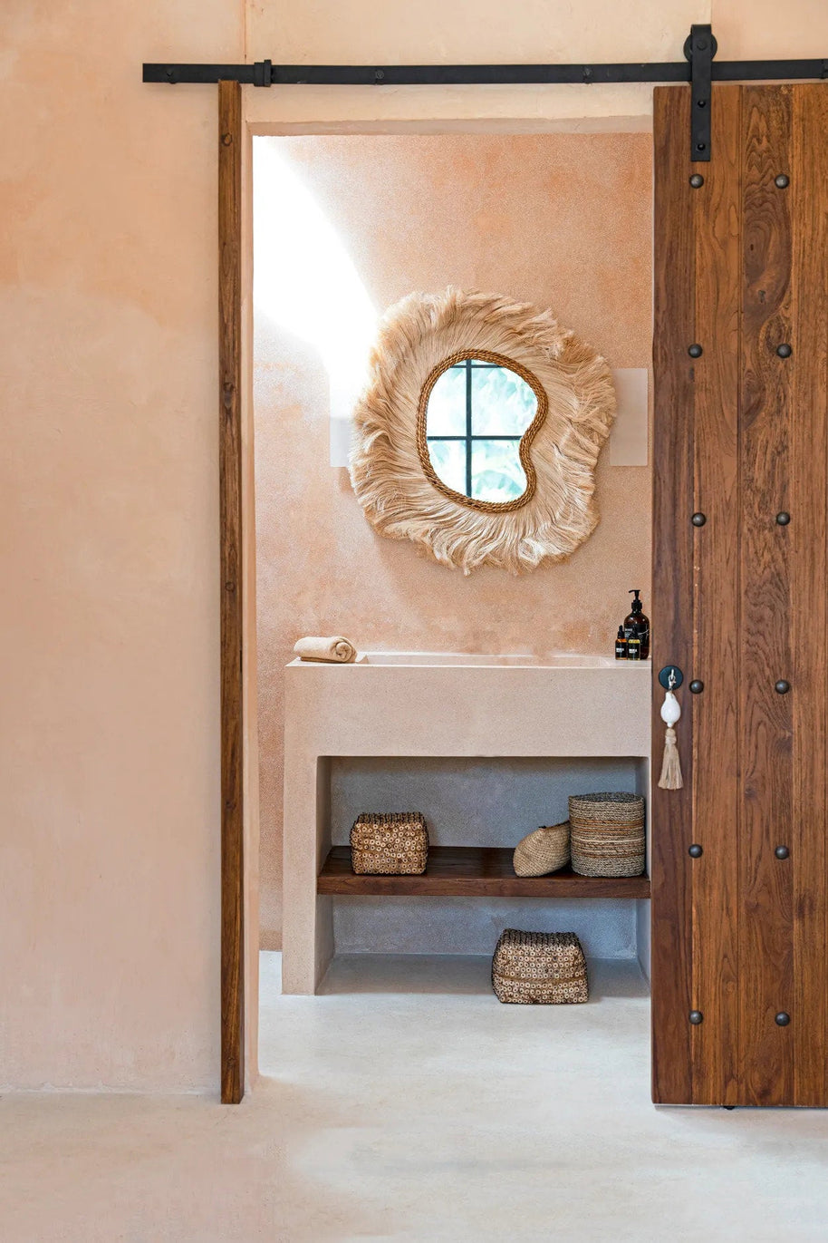The La Principessa Mirror - Natural - L