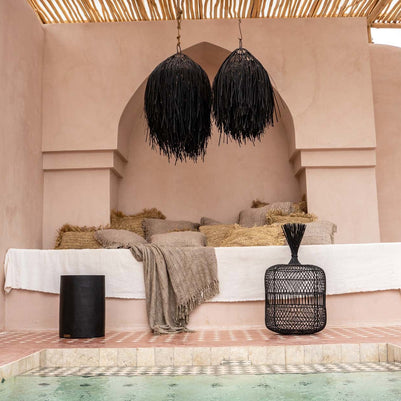 The Tribe Stool - Natural Black