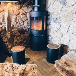 The Tribe Stool - Natural Black
