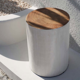 The Tribe Stool - Natural White