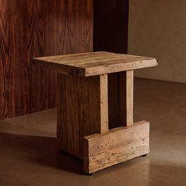 The Suku Block Stool - Natural