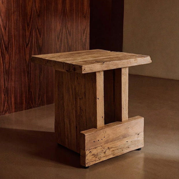 The Suku Block Stool - Natural