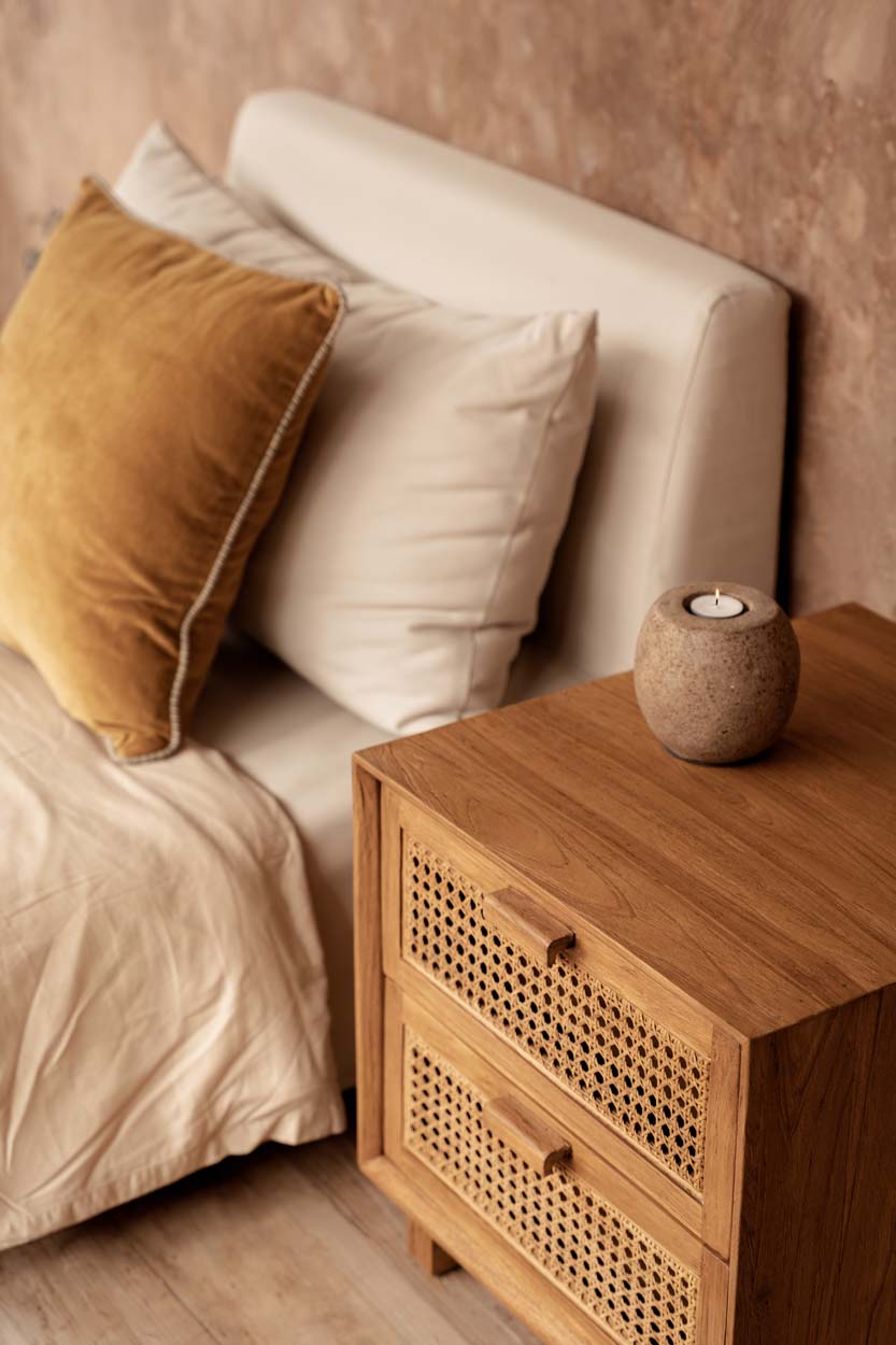 The Harmony Bedside Table - Natural