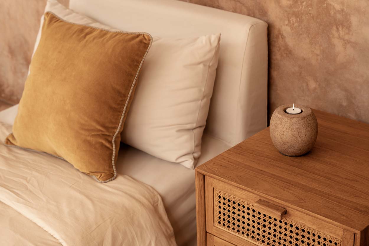 The Harmony Bedside Table - Natural