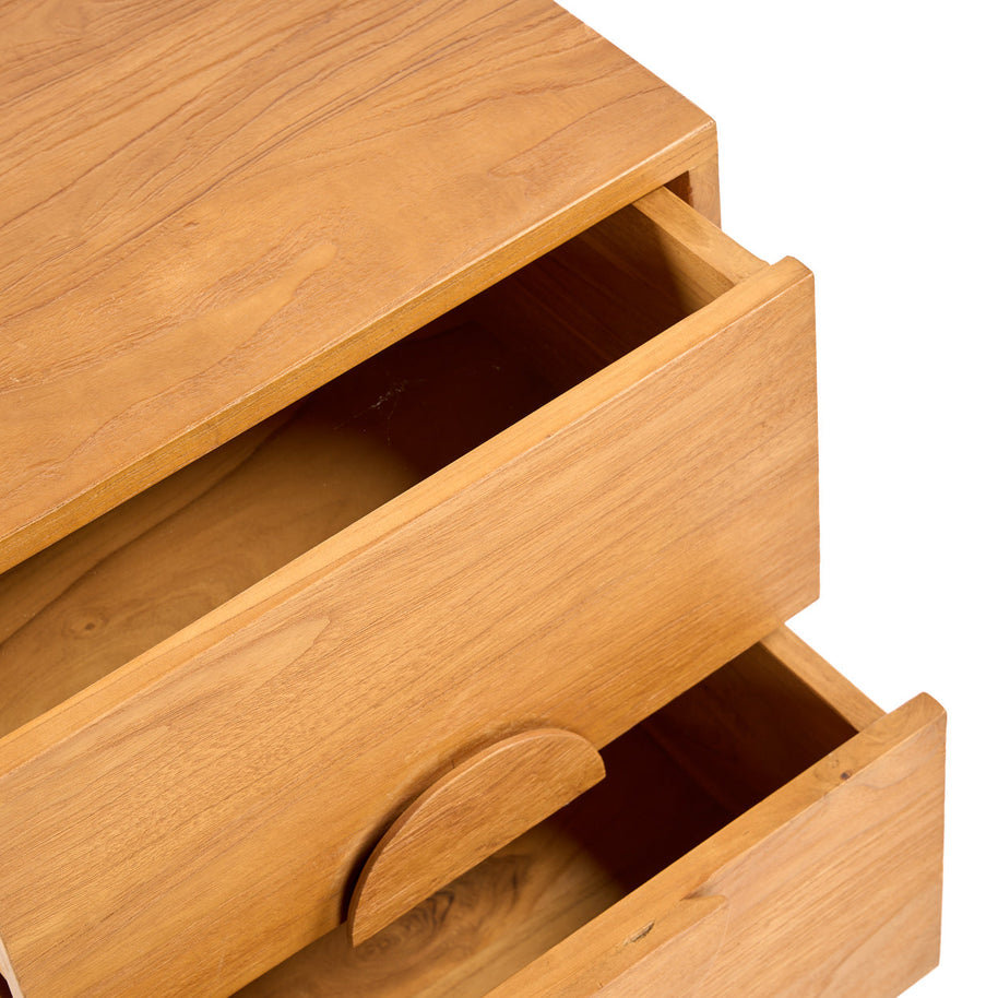 The Eclipse Bedside Table - Natural
