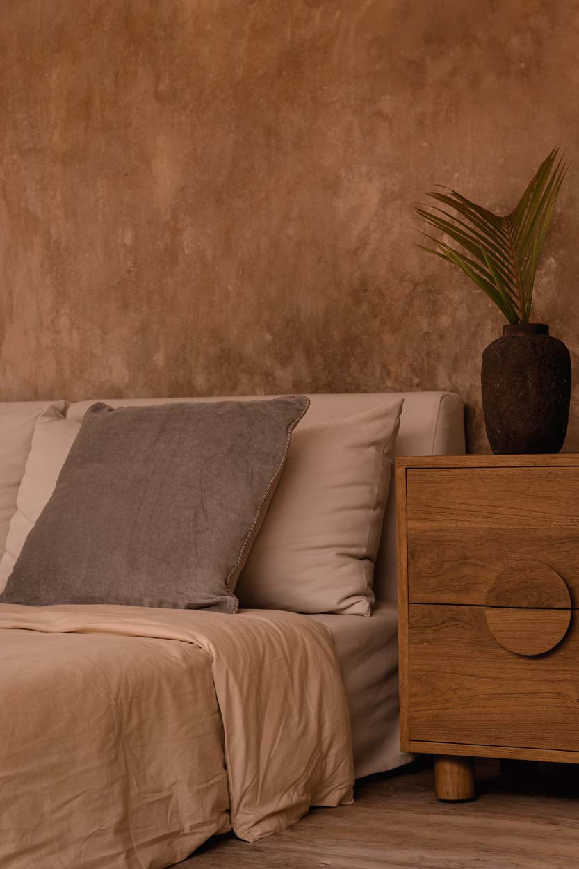 The Eclipse Bedside Table - Natural