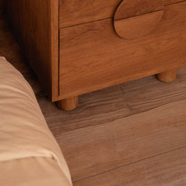 The Eclipse Bedside Table - Natural